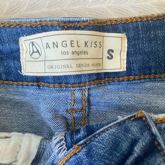 Angel’s Kiss Denim Mini Skirt - Picture 3 of 4